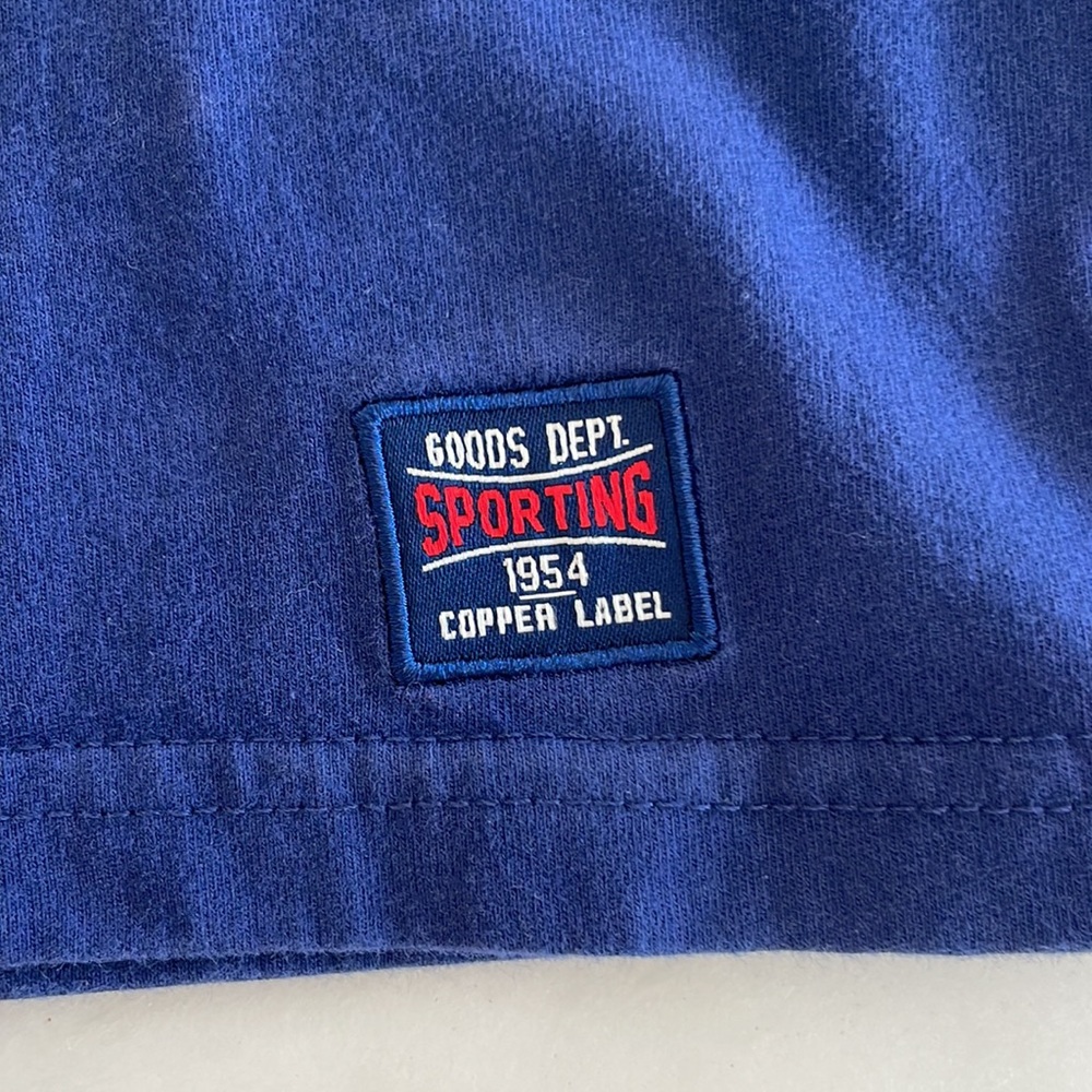 NWOT Superdry Men’s Blue S/S T-shirt w/ Yellow Logo-Size XL - Picture 6 of 10